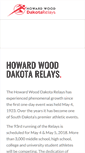 Mobile Screenshot of dakotarelays.com