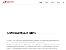 Tablet Screenshot of dakotarelays.com